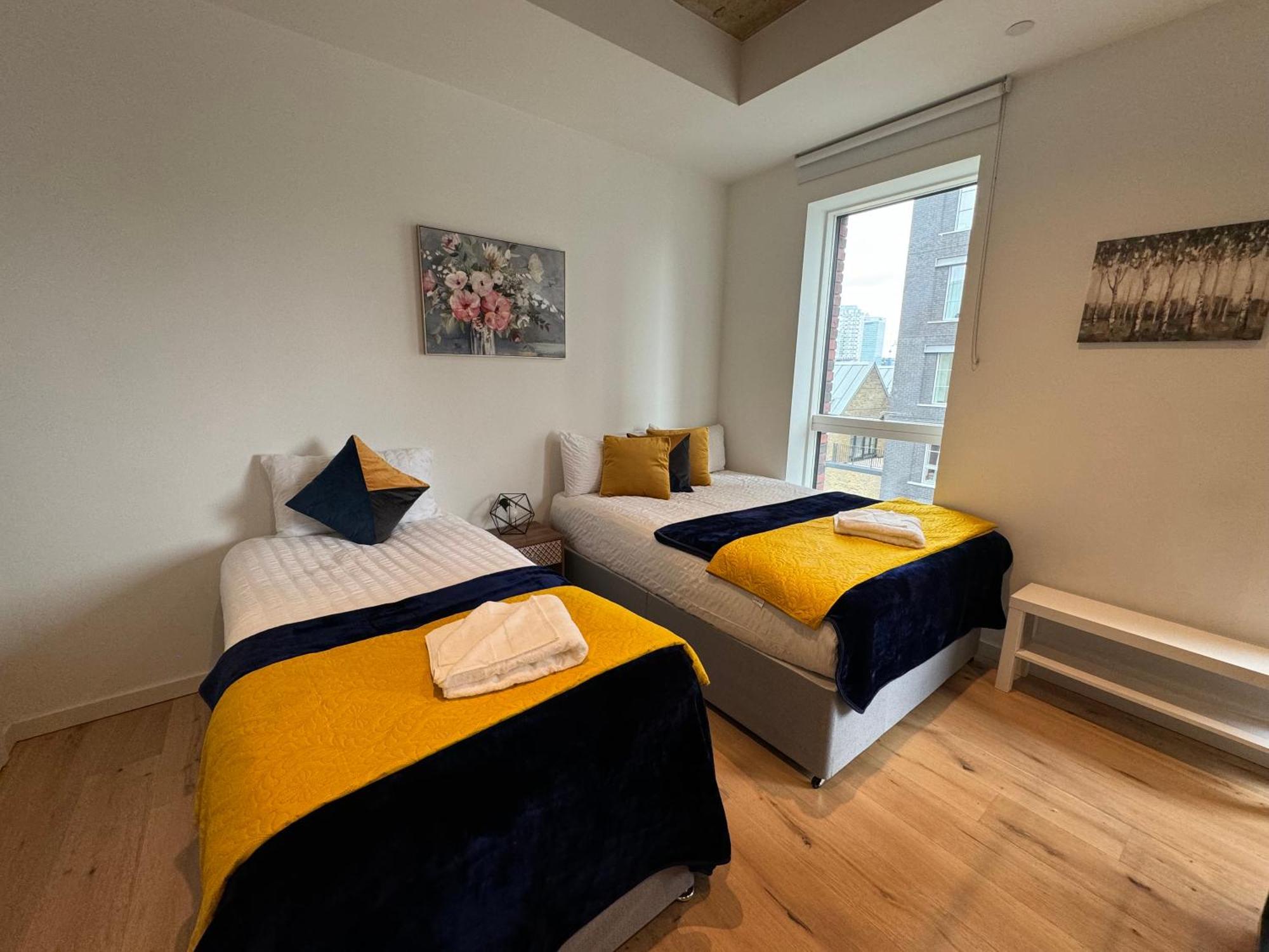 London Luxury Flat With Balcony, River View, O2 Arena, Excel, Canary Wharf, Station المظهر الخارجي الصورة