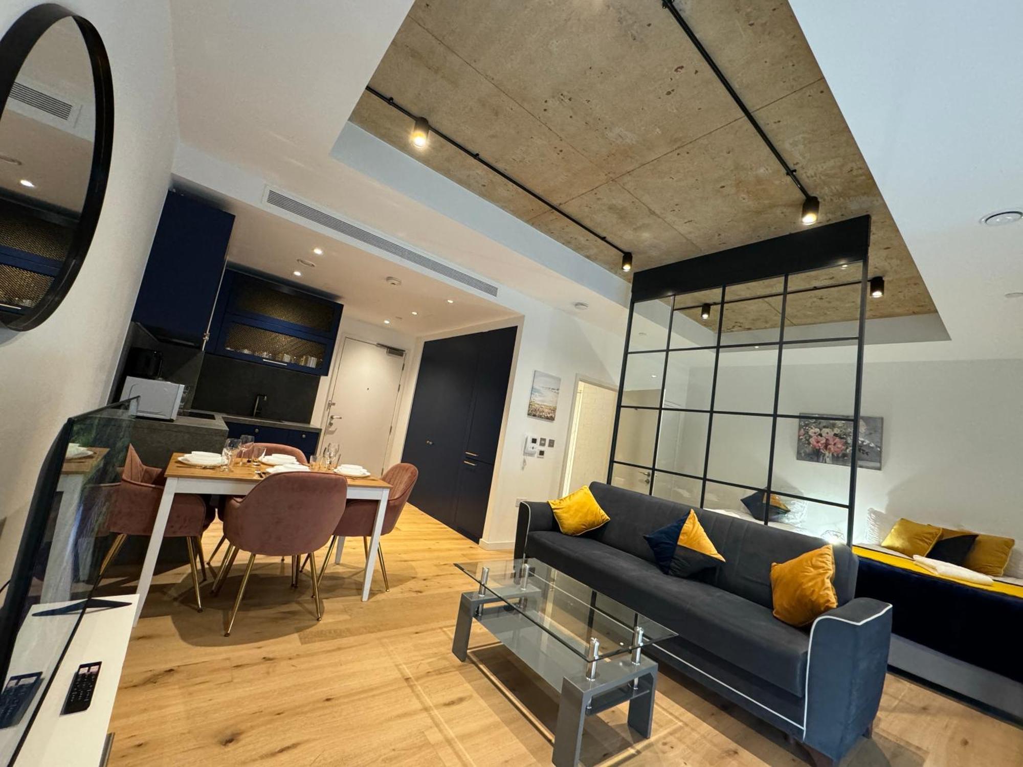 London Luxury Flat With Balcony, River View, O2 Arena, Excel, Canary Wharf, Station المظهر الخارجي الصورة